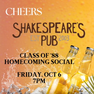 Class of 1988 Homecoming Social at Shakespeare's Pub